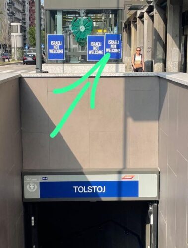 “ISRAELI NOT WELCOME”, DE CORATO (FDI): «GESTO ANTISEMITA INDEGNO E VERGOGNOSO! COMUNE SE ABUSIVI RIMUOVA MANIFESTI SE NO COMPLICE DI CITTA’ PIU’ ANTISEMITA IN ITALIA» 1 Unknown 6