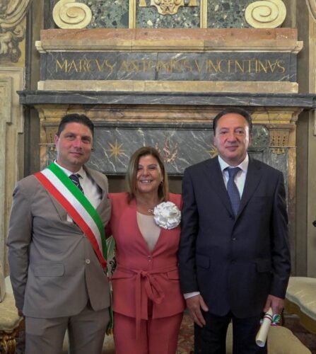 RIETI - 79° Anniversario festa della Repubblica - 2 giugno 2025, consegna Onorificenze 2 sindaco di ginestra 1