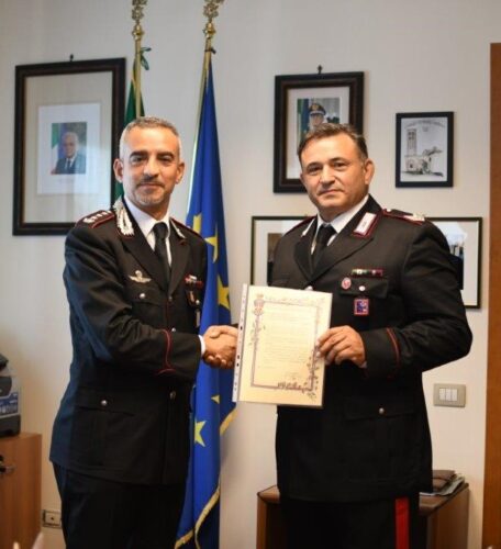 L’ARMA DEI CARABINIERI SALUTA IL BRIGADIERE PIETRO MONACO CHE LASCIA IL SERVIZIO ATTIVO 1 2025 06 26 Saluto BRG MONACO Pietro 17