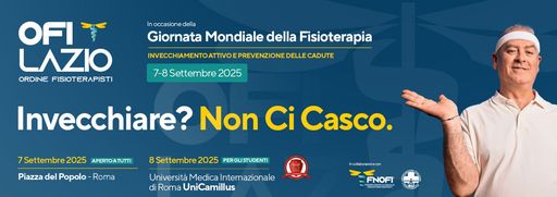 Ofi Lazio celebra la Giornata mondiale della fisioterapia Ofi Lazio celebra la Giornata mondiale della fisioterapia