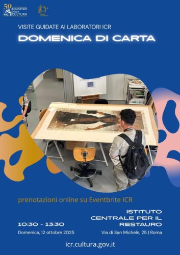 Domenica di Carta 2025: l’Istituto Centrale per il Restauro apre i suoi laboratori per un viaggio nella conoscenza 1 WhatsApp Image 2025 10 03 at 11.50.24