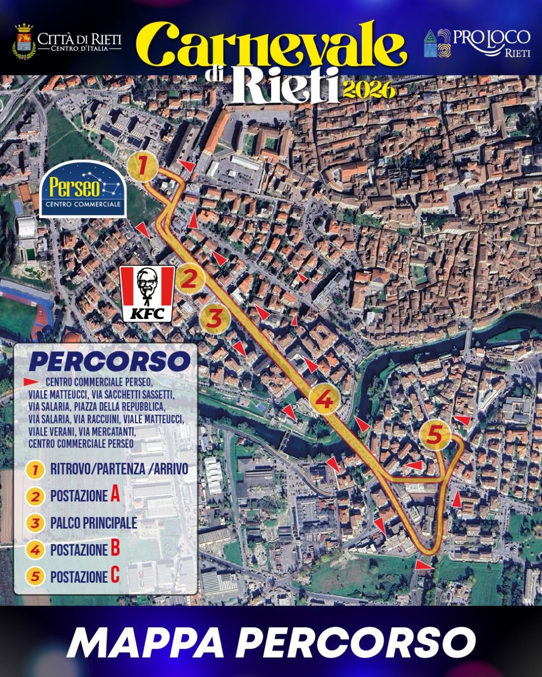 Torna il Carnevale di Rieti: domenica 15 febbraio corteo e sfilata di carri mascherati Torna il Carnevale di Rieti: domenica 15 febbraio corteo e sfilata di carri mascherati