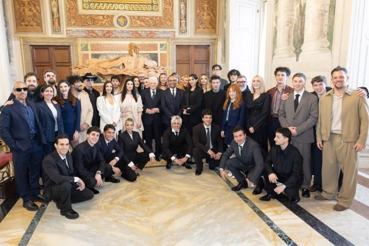 Sanremo, Mattarella riceve al Quirinale Conti, Pausini e i big in gara Sanremo, Mattarella riceve al Quirinale Conti, Pausini e i big in gara