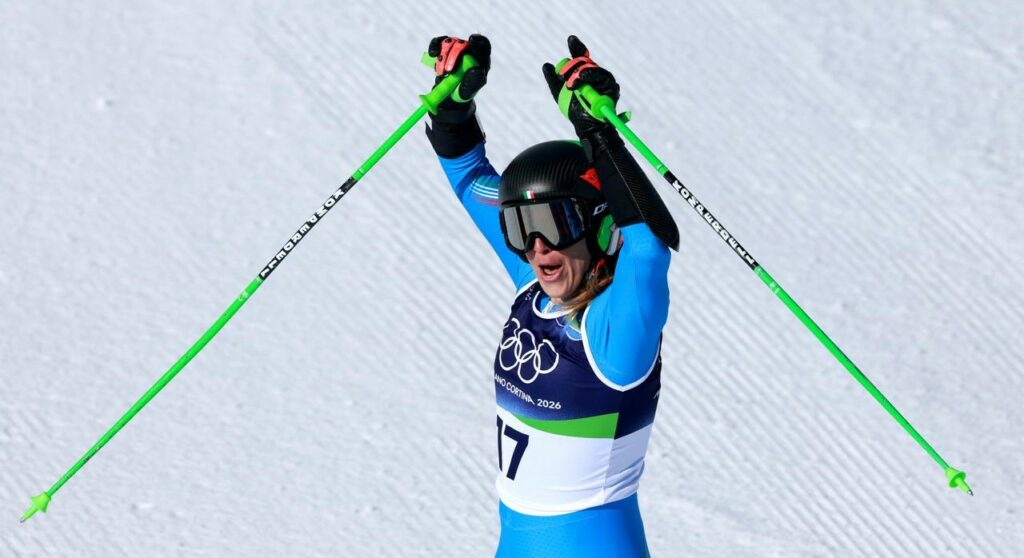 Slalom gigante: Brignone in testa dopo la prima manche, Goggia terza Slalom gigante: Brignone in testa dopo la prima manche, Goggia terza