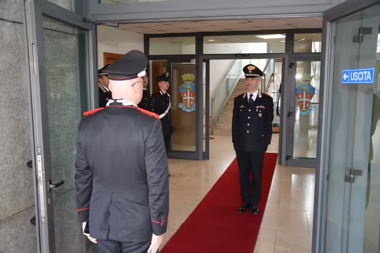 IL GENERALE DI DIVISIONE UGO CANTONI, COMANDANTE DELLA LEGIONE CARABINIERI “LAZIO”, IN VISITA AL COMANDO PROVINCIALE DI RIETI 1 DSC 0113