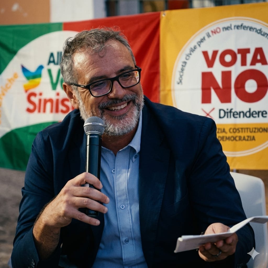 COSENTINO (AVS): IN PIAZZA DEL POPOLO PER LA CHIUSURA DELLA CAMPAGNA REFERENDARIA. COSENTINO (AVS): IN PIAZZA DEL POPOLO PER LA CHIUSURA DELLA CAMPAGNA REFERENDARIA.
