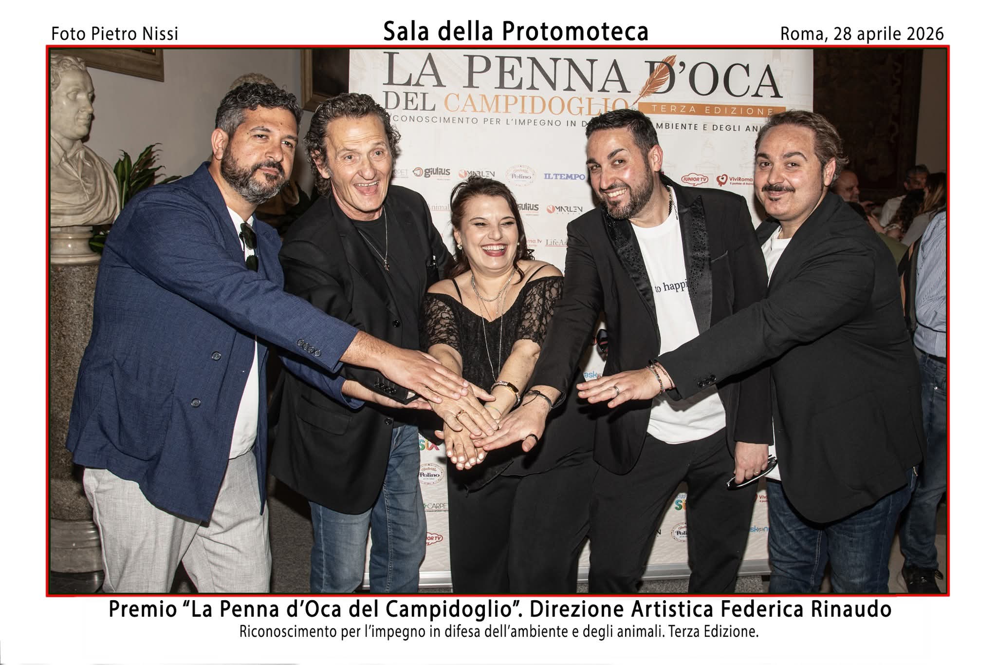 Eroi quotidiani a 4 zampe, volti noti, istituzioni, al Premio “La Penna d’oca del Campidoglio” trionfa la forza della vita che sfida l'indifferenza