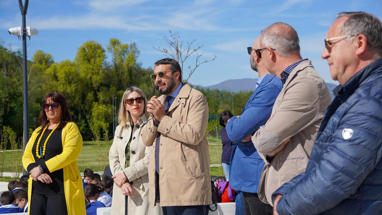 Inaugurato il nuovo Parco urbano di Villa Reatina, il più grande e moderno della Città. Sinibaldi: “tutta la Città si sta trasformando” Inaugurato il nuovo Parco urbano di Villa Reatina, il più grande e moderno della Città. Sinibaldi: “tutta la Città si sta trasformando”