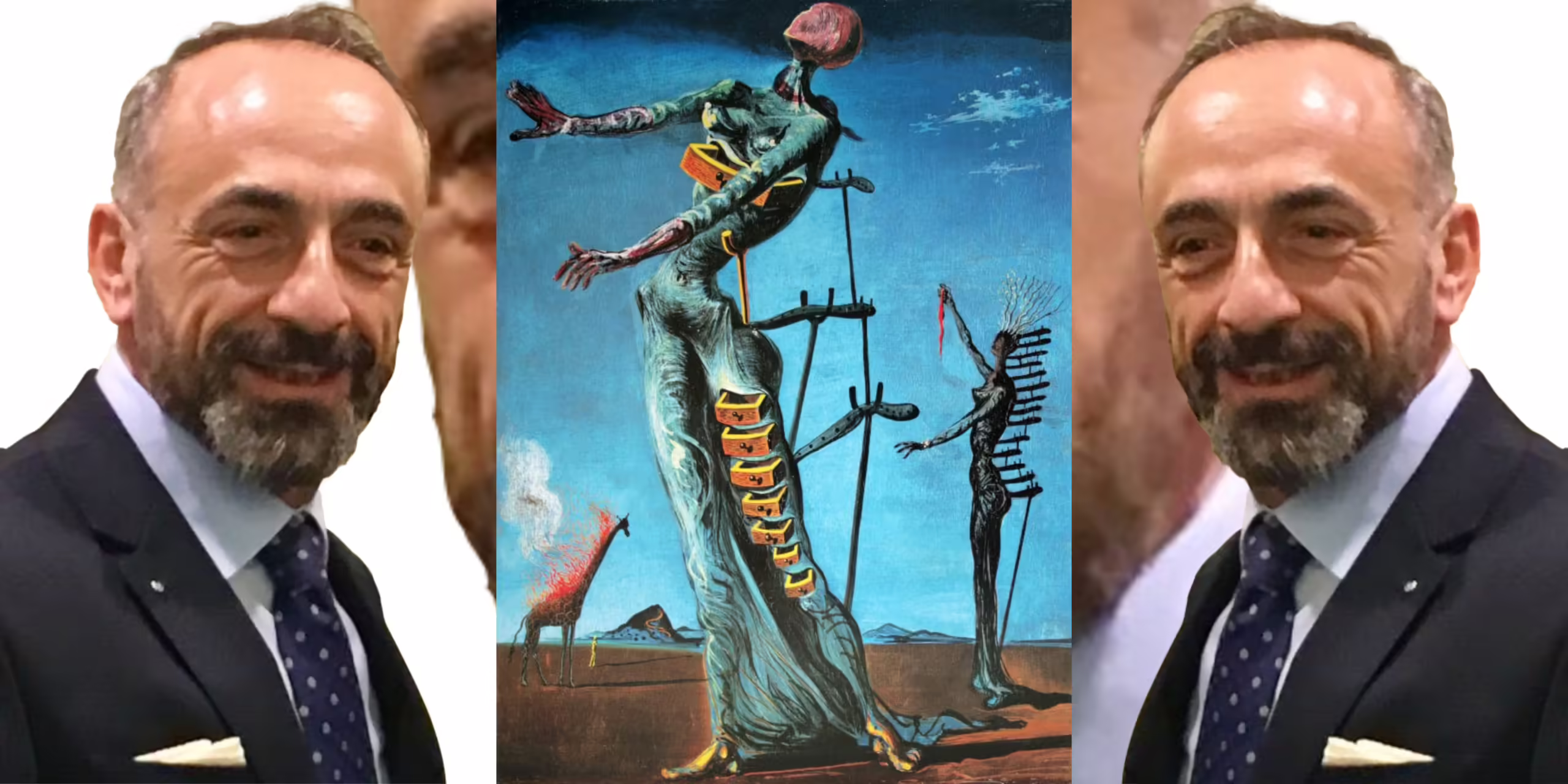 Le sintesi di Paolo Battaglia La Terra Borgese: Un Salvador Dalí surrealista ne La giraffa in fiamme critico-d-arte-Paolo-Battaglia-La-Terra-Borgese