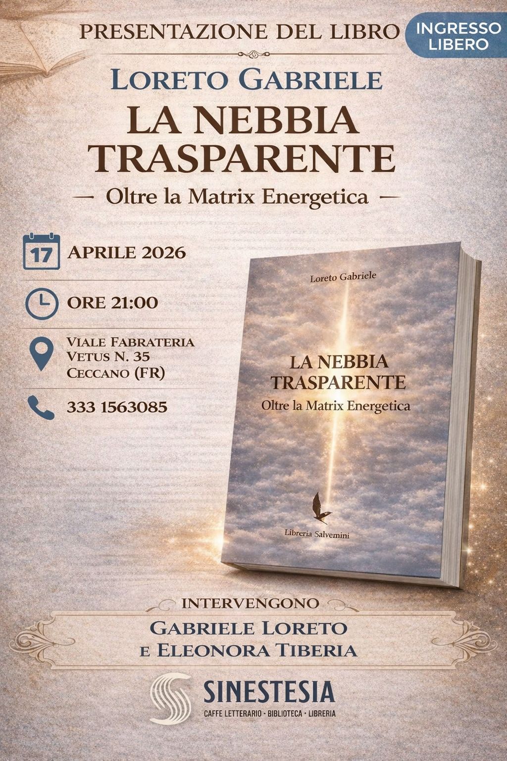 Cultura e Benessere a Ceccano: Il Consigliere Provinciale Gianluca Quadrini alla presentazione del libro di Loreto Gabriele Cultura e Benessere a Ceccano: Il Consigliere Provinciale Gianluca Quadrini alla presentazione del libro di Loreto Gabriele