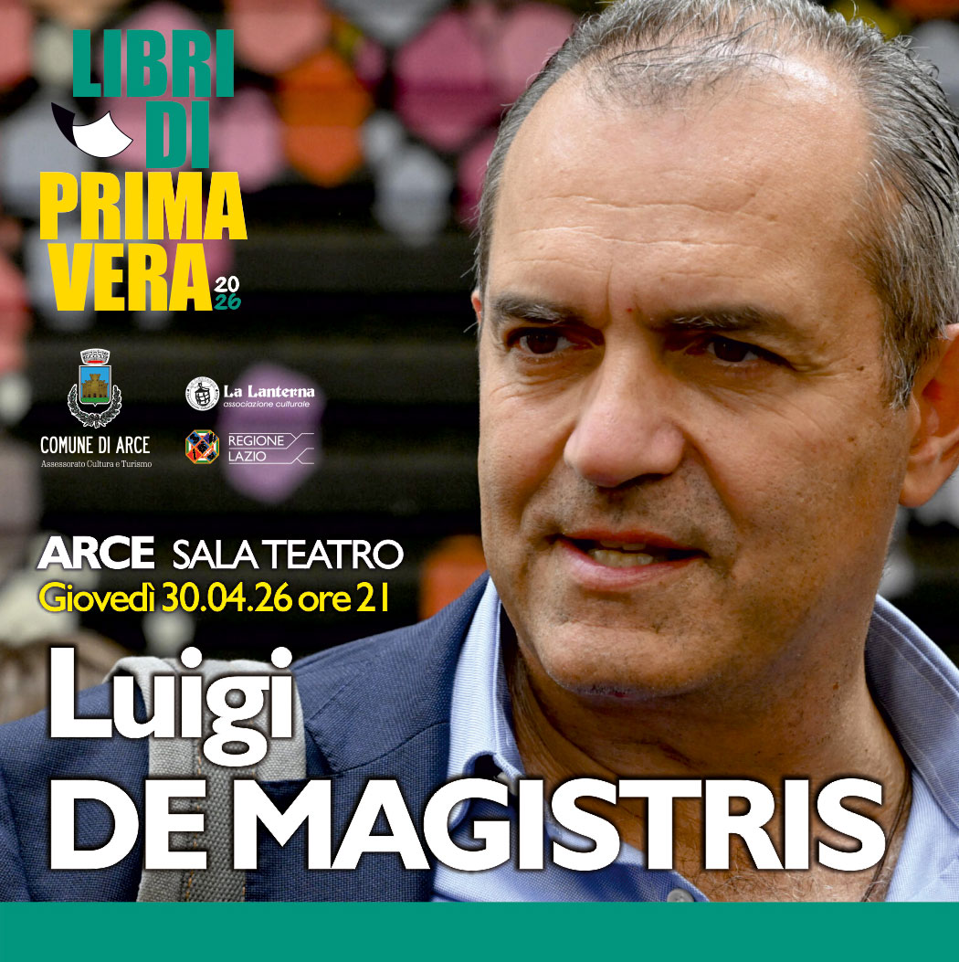 ARCE – Luigi De Magistris a “Libri di Primavera”: ad Arce il confronto su Costituzione, giustizia e democrazia. ARCE – Luigi De Magistris a “Libri di Primavera”: ad Arce il confronto su Costituzione, giustizia e democrazia.