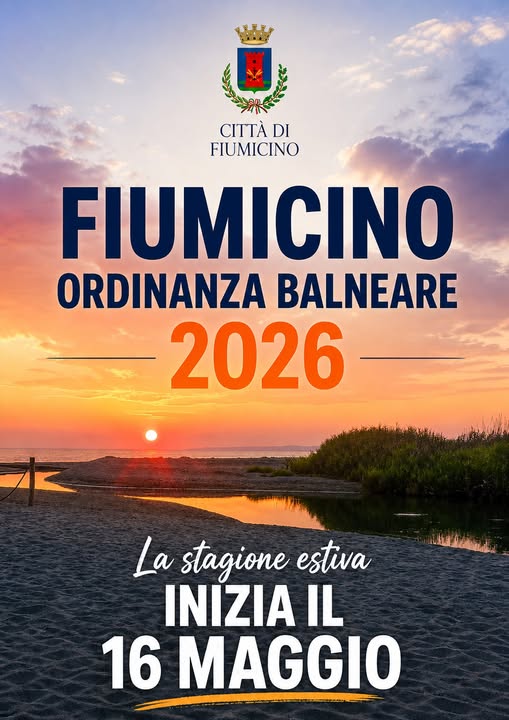Fiumicino. Ordinanza Balneare 2026