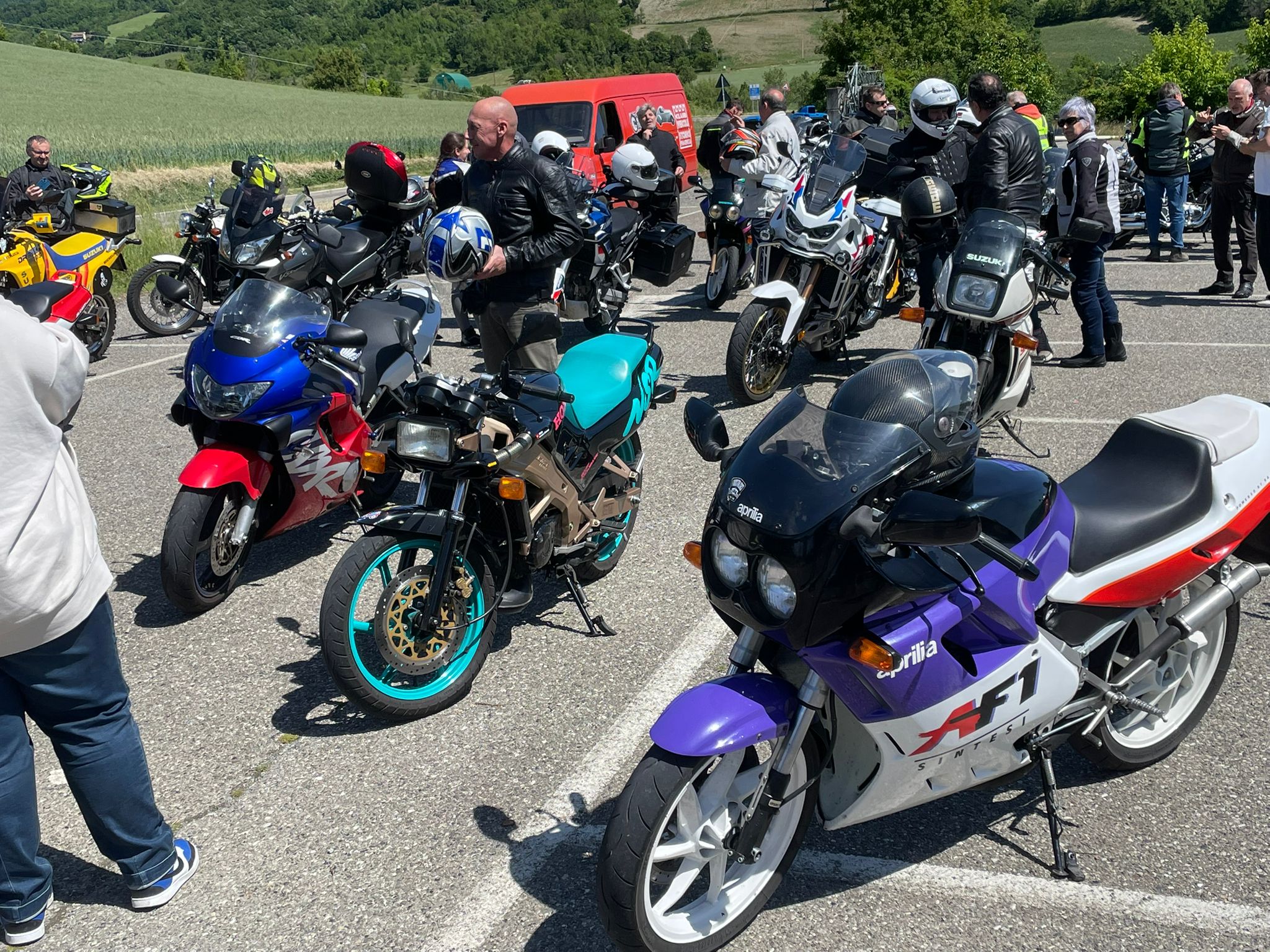 Bobbio-Penice: oltre quaranta moto d’epoca alla conquista dei colli piacentini 1 Bobbio Penice 3