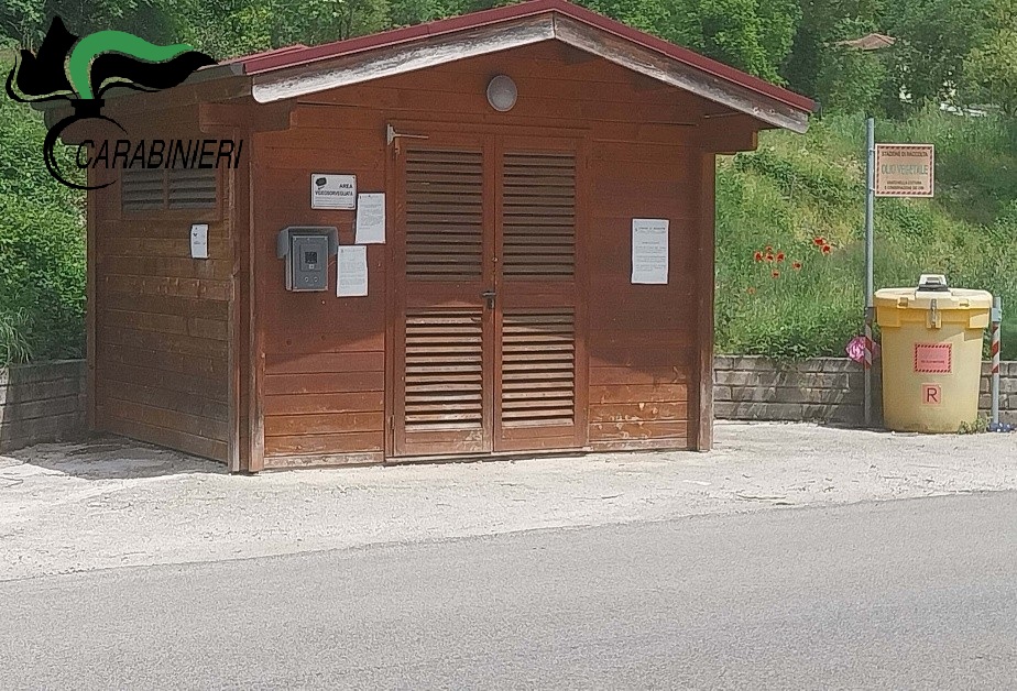 Labro (RI): i Carabinieri Forestali sanzionano il conferimento errato di rifiuti Labro (RI): i Carabinieri Forestali sanzionano il conferimento errato di rifiuti