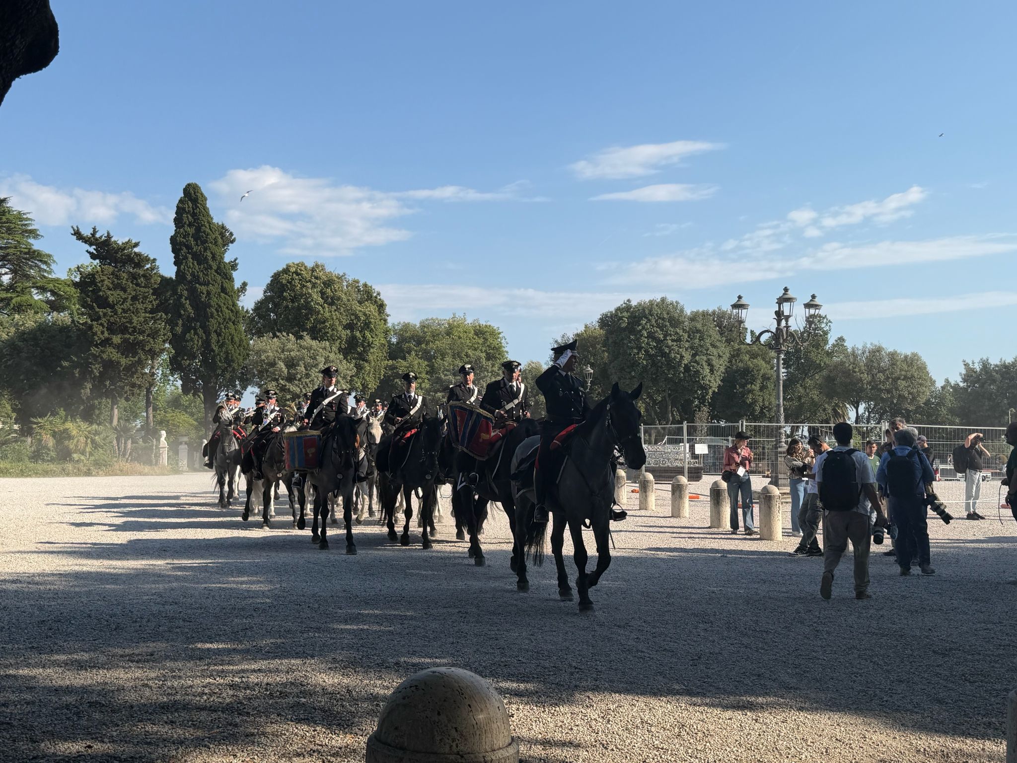 FIP Arena Polo European Championship, il fascino e l’eleganza della sfilata inaugurale incantano Villa Borghese 1 La Fanfara dei Carabinieri a Cavallo credit Kmoving