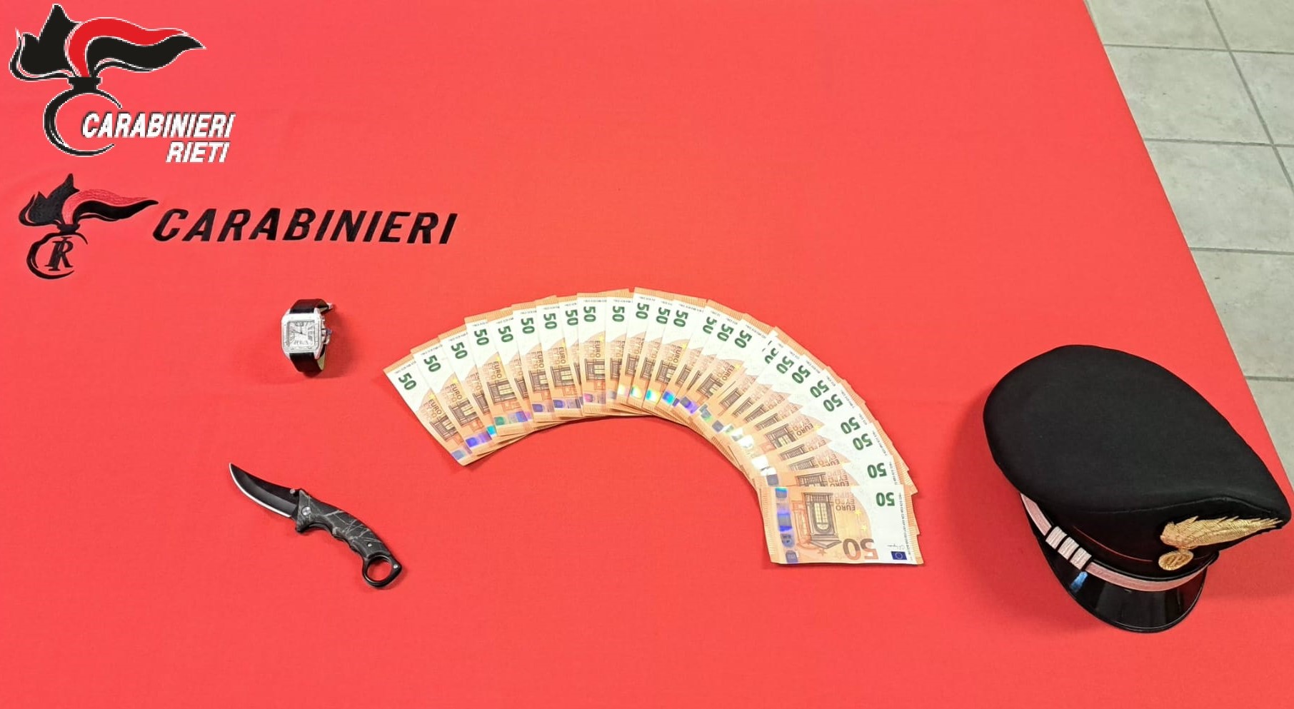 CITTADUCALE. TENTANO DI SPENDERE BANCONOTE FALSE: ARRESTATI DAI CARABINIERI DUE GIOVANI CITTADUCALE. TENTANO DI SPENDERE BANCONOTE FALSE: ARRESTATI DAI CARABINIERI DUE GIOVANI