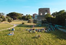 La giovane creazione circense a Villa De Sanctis con Nuova Scena