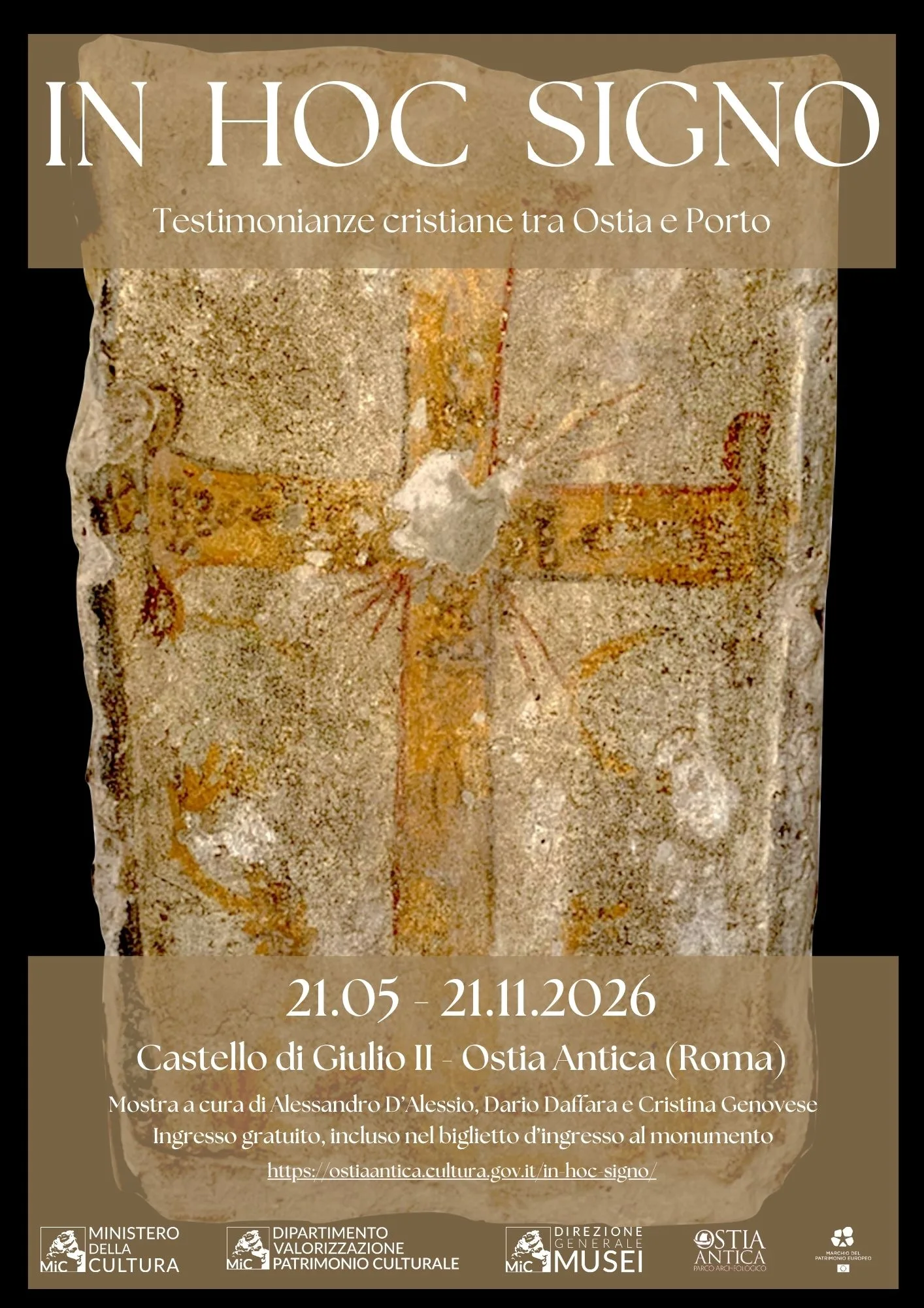 Ostia Antica. Mostra “IN HOC SIGNO”, viaggio nel Cristianesimo tra Ostia e Porto Ostia Antica. Mostra “IN HOC SIGNO”, viaggio nel Cristianesimo tra Ostia e Porto