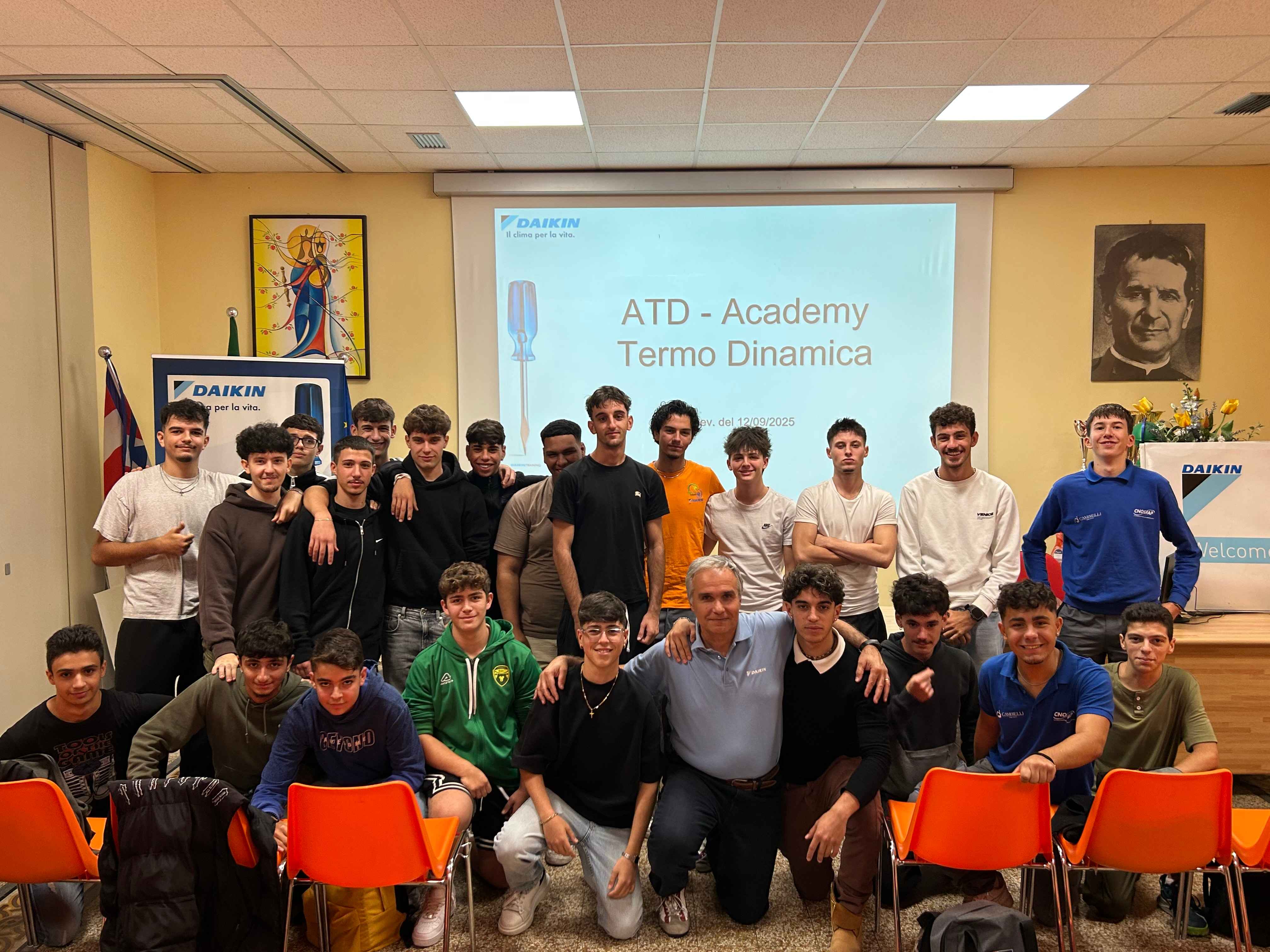 Oltre 500 studenti delle superiori formati da Daikin in 9 Centri di Formazione presenti in Italia. I futuri tecnici e installatori del settore HVAC