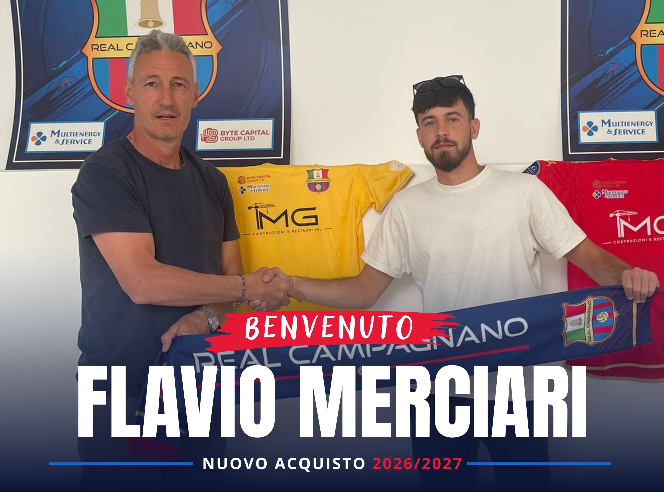 Nuovo colpo in entrata: Flavio Merciari è del Real Campagnano Nuovo colpo in entrata: Flavio Merciari è del Real Campagnano