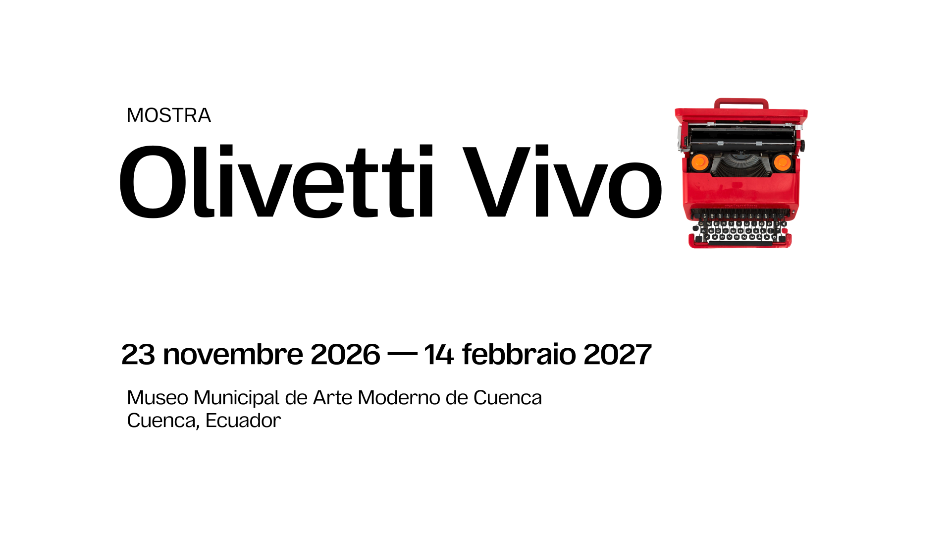 Olivetti Vivo. Design, cultura e impresa in Ecuador Olivetti Vivo. Design, cultura e impresa in Ecuador