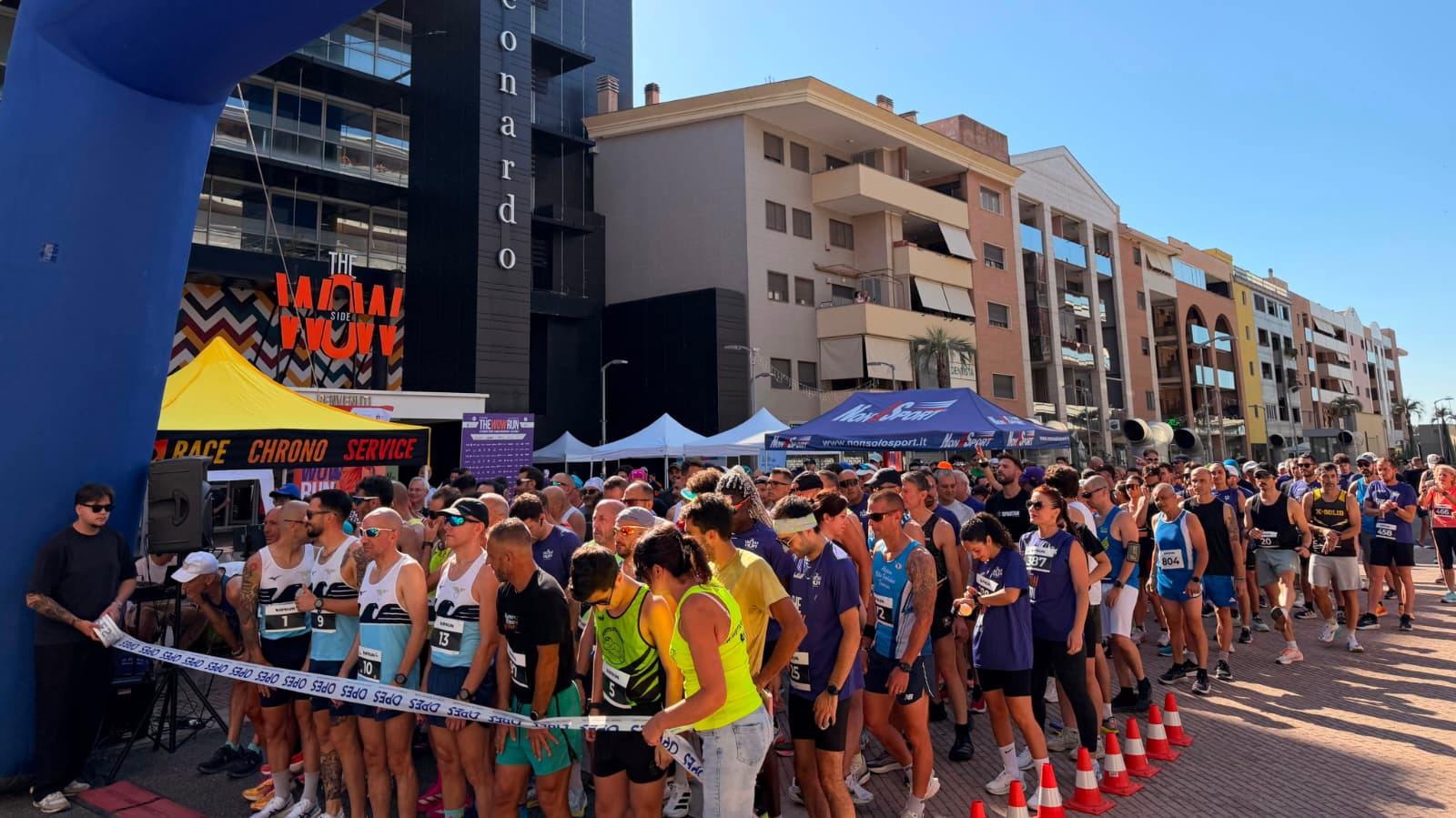 Fiumicino. WOW Run, partecipanti raddoppiati e aiuti al Bambino Gesù Partenza della gara podistica WOW Run lungo le strade di Parco Leonardo a Fiumicino