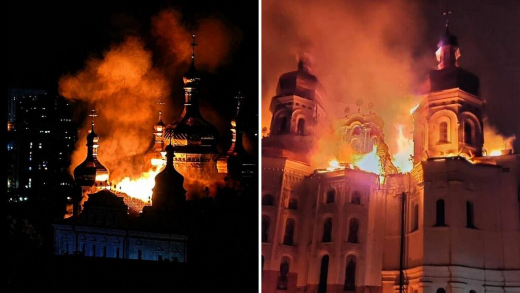 Nuova ondata di attacchi russi su Kiev e Kharkiv, ci sono vittime. Danneggiata la Cattedrale della Dormizione Nuova ondata di attacchi russi su Kiev e Kharkiv, ci sono vittime. Danneggiata la Cattedrale della Dormizione
