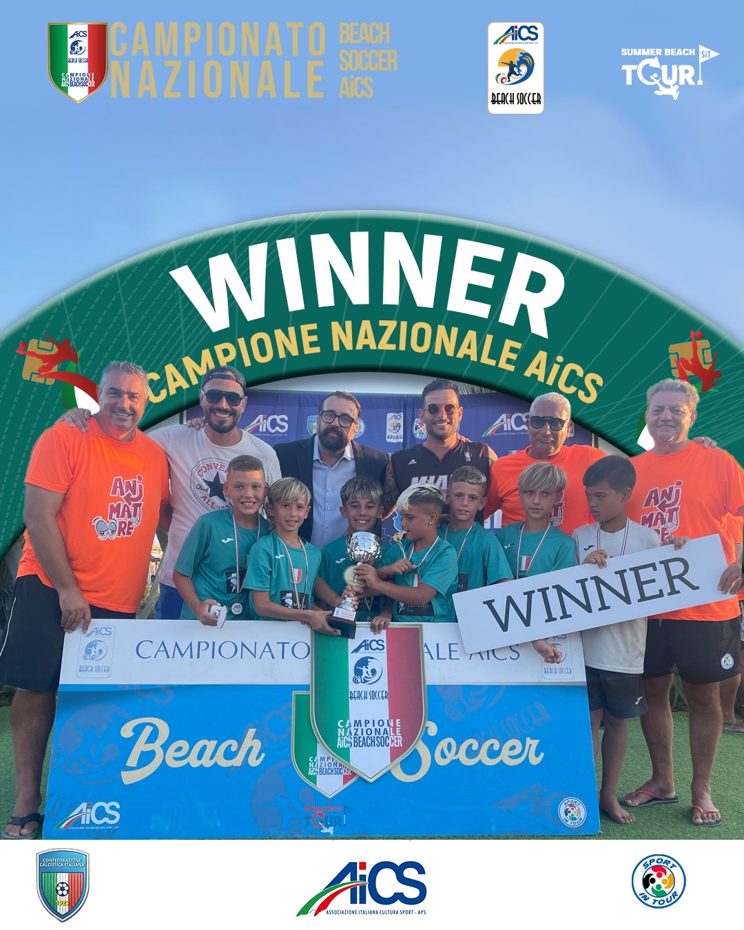 Beach Soccer AiCS 2026, il campionato nazionale cresce: 12 tappe in tutta Italia e finali a Battipaglia Beach Soccer AiCS 2026, il campionato nazionale cresce: 12 tappe in tutta Italia e finali a Battipaglia
