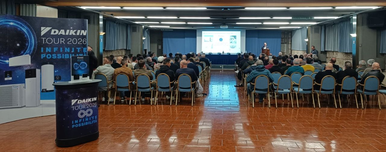 Daikin Tour 2026: record di partecipazione con 12.000 professionisti coinvolti. Formazione e innovazione di prodotto al centro delle 42 tappe in tutta Italia Daikin Tour 2026: record di partecipazione con 12.000 professionisti coinvolti. Formazione e innovazione di prodotto al centro delle 42 tappe in tutta Italia